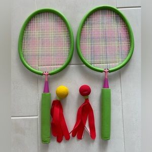 Aoneky outdoor Badminton Racket Toy set for kids